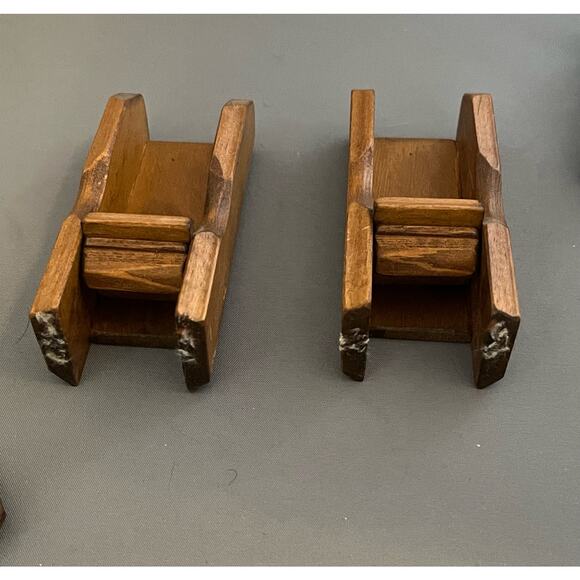 Dollhouse Miniature Wooden Furniture Mix Grandfather Clock Desk Rockers Lot - Picture 12 of 16